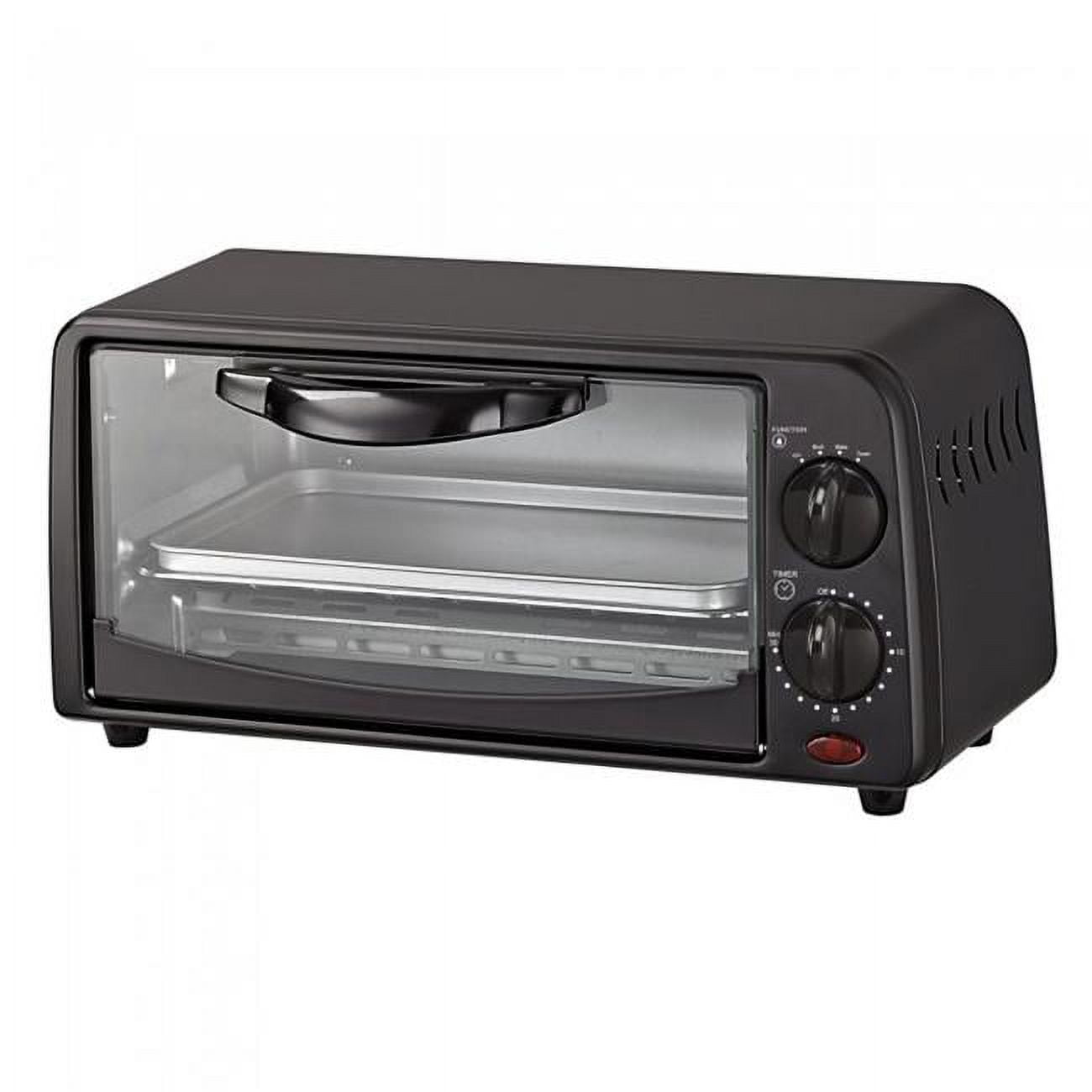 Courant TO621K 2 Slice Compact Toaster Oven with Bake Tray and Toast