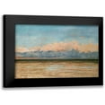 thumbnail image 1 of Courbet, Gustave 18x13 Black Modern Framed Museum Art Print Titled - The Sea at Palavas, 1 of 5