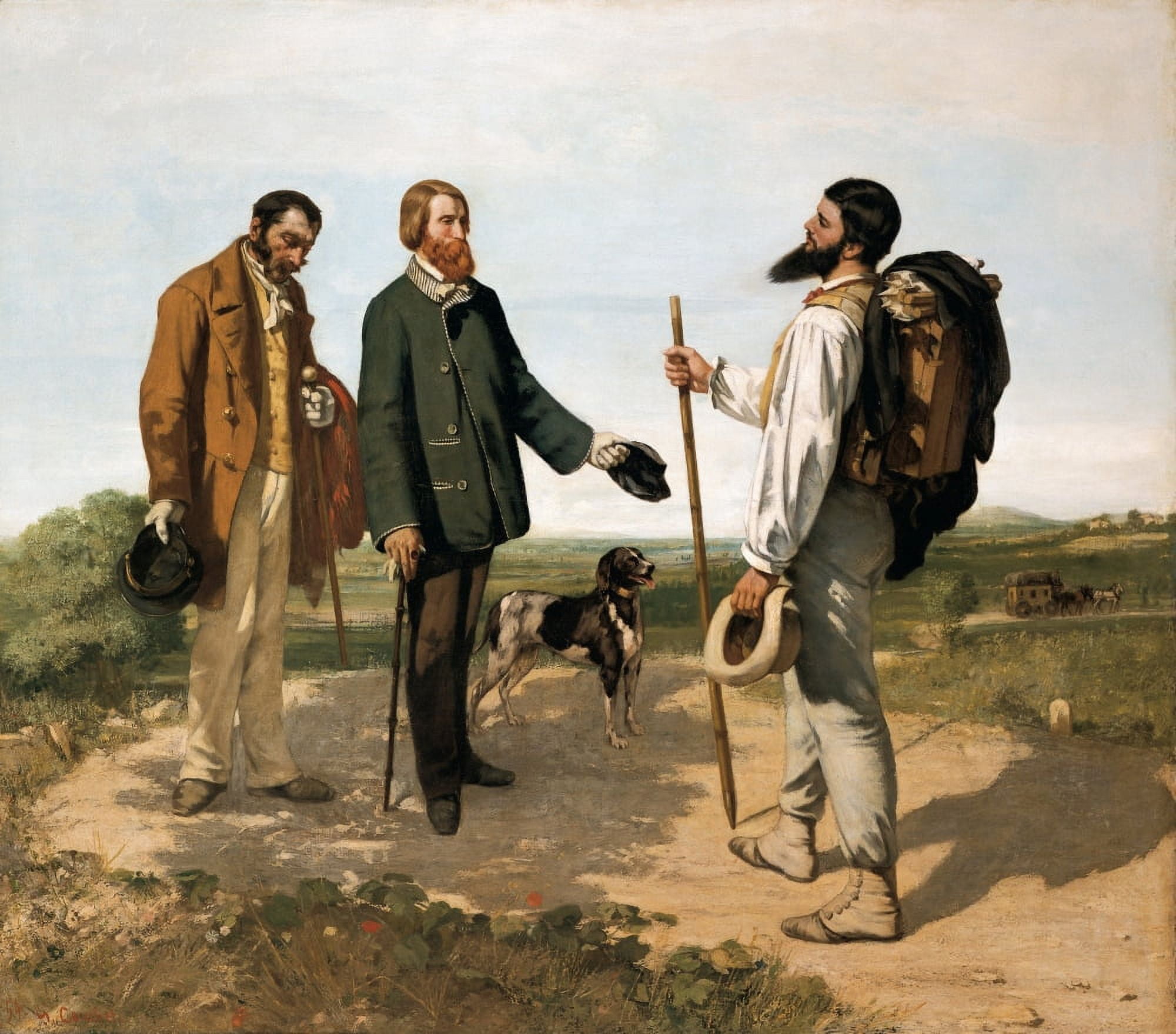 Courbetgustave (1819-1877) Canvas Art - (36 x 24)