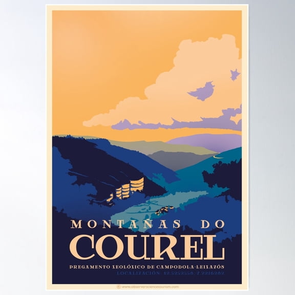 Courel Mountains (Lugo, Spain) Poster, 12x18 UNFRAMED