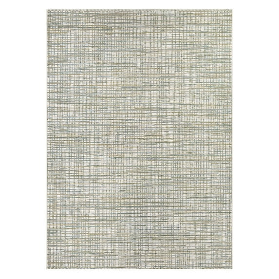 Couristan Cape Falmouth Ivory-Hunter Indoor/Outdoor Runner Rug