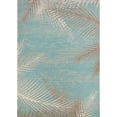 thumbnail image 1 of Couristan 2.25' x 11.75' Green and Brown Tropical Palms Rectangular Outdoor Area Throw Rug Runner, 1 of 4