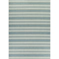 thumbnail image 1 of Couristan 2.25' x 11.75' Ivory and Blue Geometric Rectangular Outdoor Area Throw Rug Runner, 1 of 4