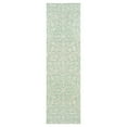 thumbnail image 1 of Couristan 2' x 12' Ivory and Light Green Floral Abstract Outdoor Rug, 1 of 3