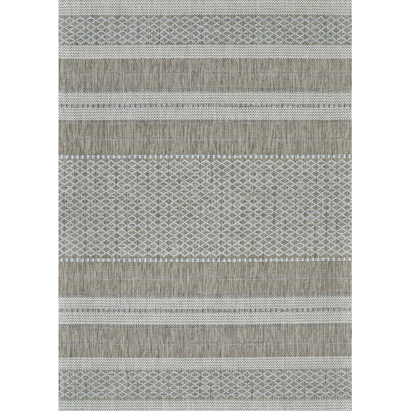 Couristan 2' x 4' Twig Geometric Outdoor Rug