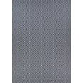 thumbnail image 1 of 3.9' x 5.5' Gray and Ivory Contemporary Rectangular Outdoor Area Throw Rug, 1 of 4