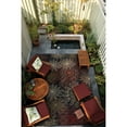 thumbnail image 1 of Couristan 4' x 5.75' Floral Amalfi Indoor Outdoor Area Throw Rug - Multicolor, 1 of 4