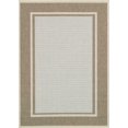 thumbnail image 1 of Couristan 5.25' x 7.5' Beige and Blue Contemporary Rectangular Outdoor Area Throw Rug, 1 of 4