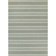 thumbnail image 1 of 7.5' x 10.75' Blue and Ivory Geometric Rectangular Outdoor Area Throw Rug, 1 of 4