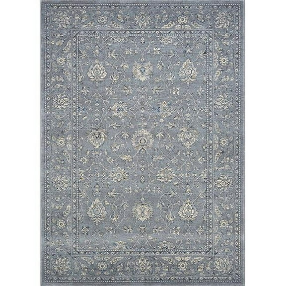 Couristan 71424646027710U 2 ft. 7 in. x 7 ft. 10 in. Sultan Treasures All Over Mashhad Rug, Slate Blue