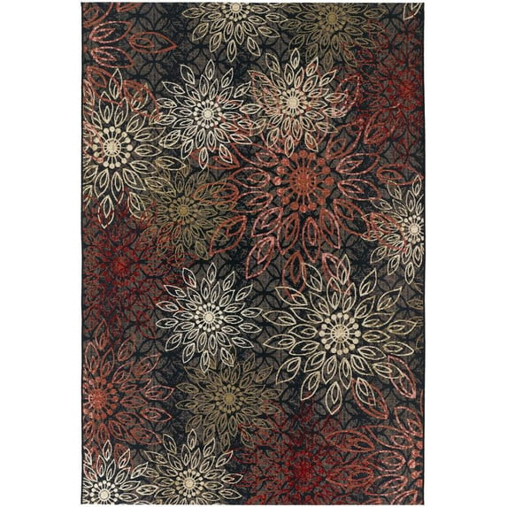 Couristan 8.5' x 13' Multi-color Floral Outdoor Rug