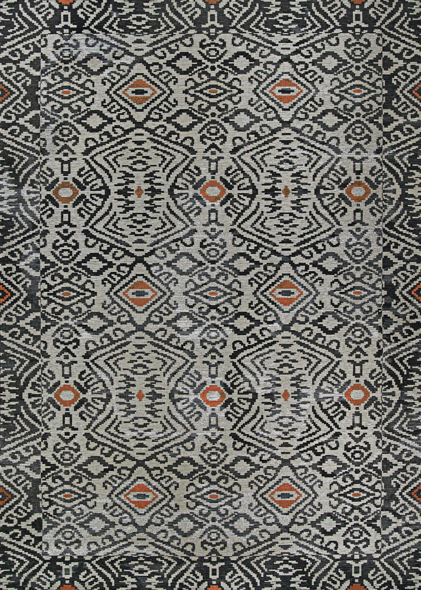 Couristan 8.5' x 13' Smoke Geometric Outdoor Rug