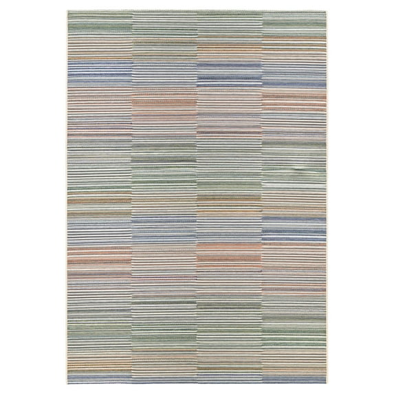 Couristan 98629003020037T 2 x 3 ft. x 7 in. Cape Shoreham Rug, Ivory & Multi