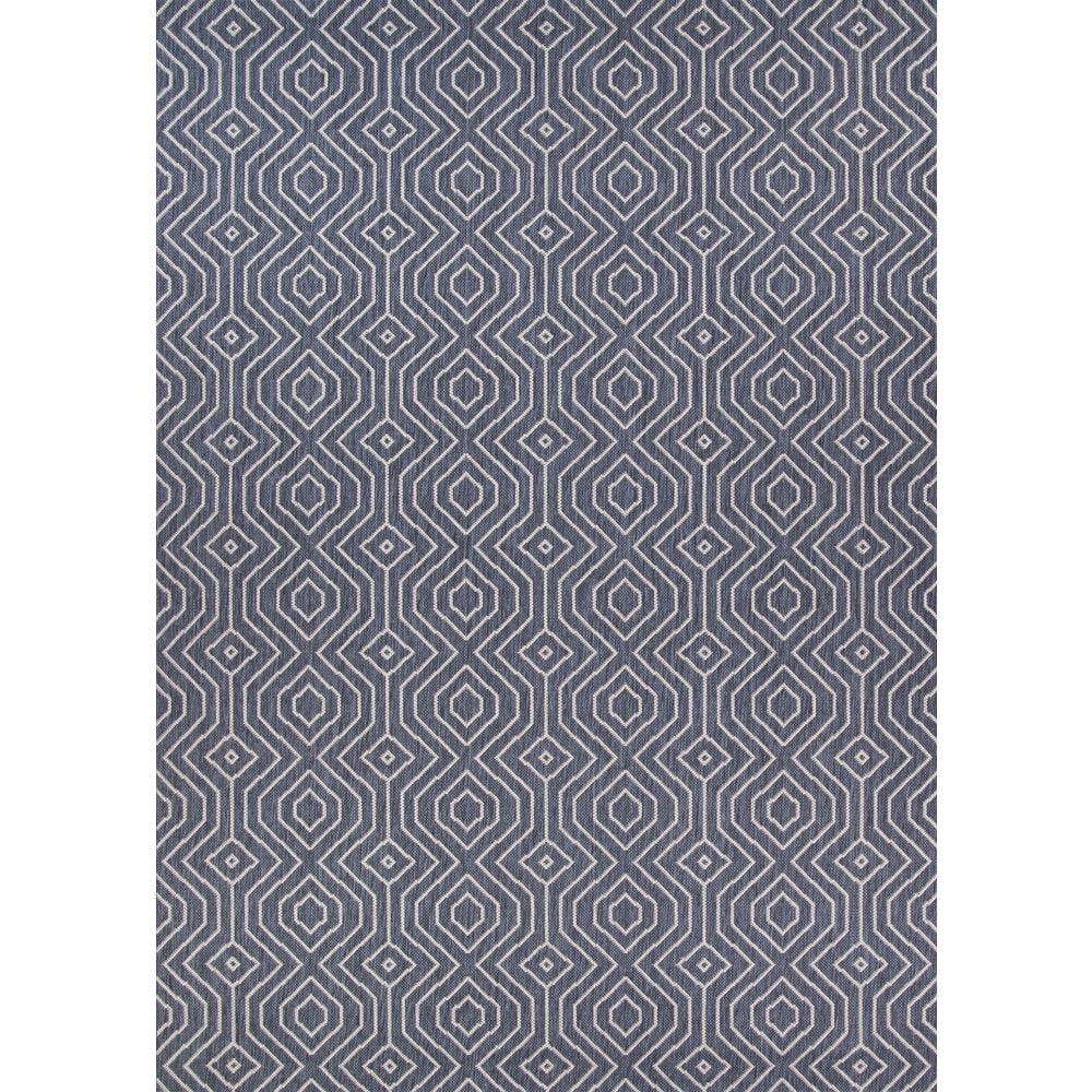 Afuera Ivory Synthetic 2' x 11' Modern Flat Woven Runner Rug
