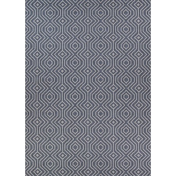 Couristan Afuera Actinide Indoor/ Outdoor Area Rug, 9'2" x 12'5", Alloy Gray