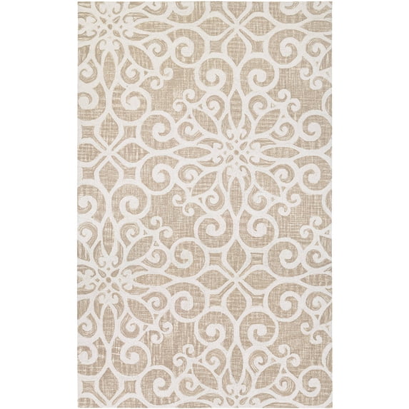Couristan Bowery Livonia/Cream-Taupe Rug