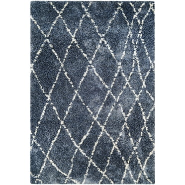 Couristan Bromley Whistler, Blue-Snow Rug, Multiple Sizes
