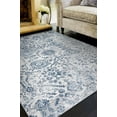 thumbnail image 1 of Couristan Calinda Marlowe Area Rug, Steel Blue- Ivory, 2' x 3', 1 of 7