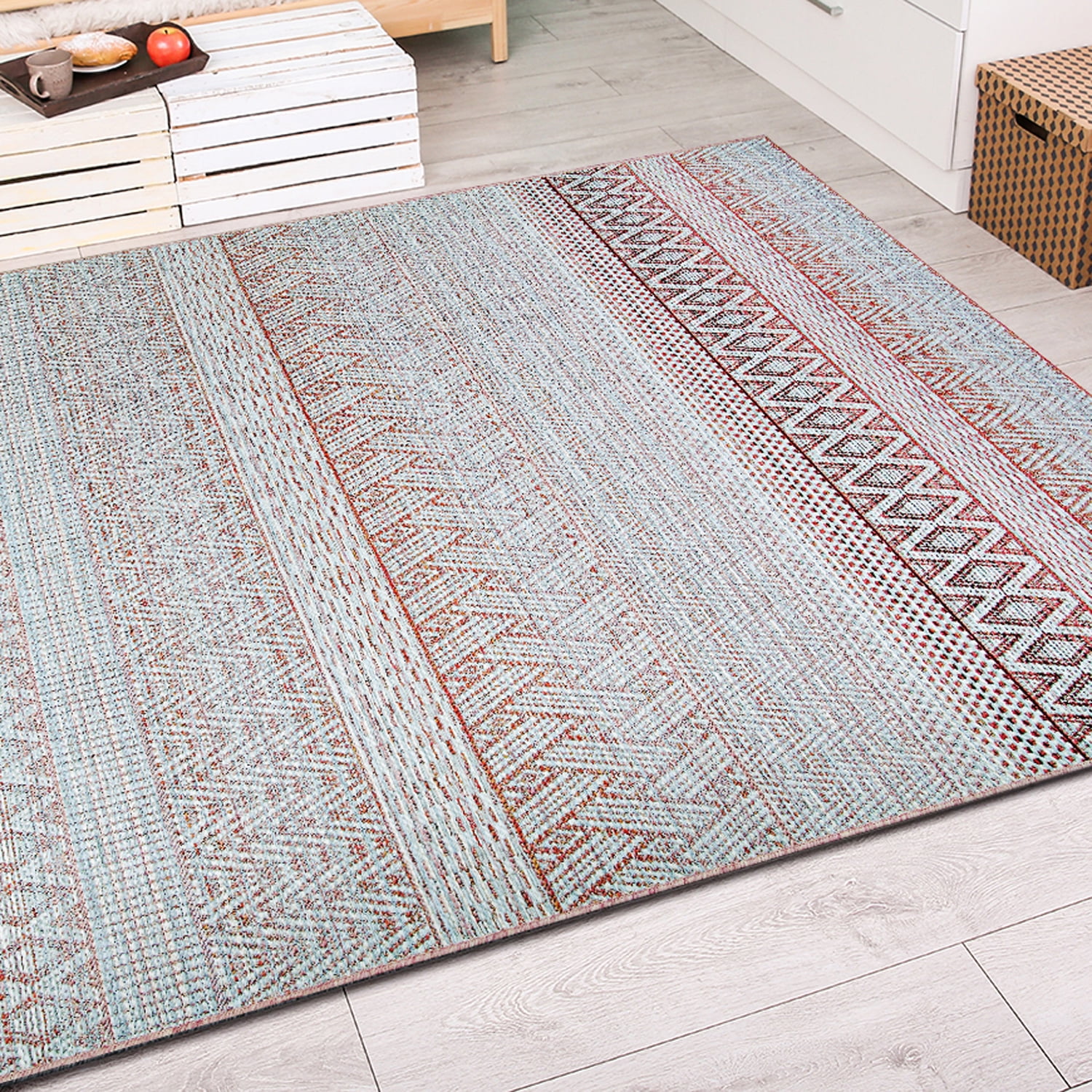 Couristan Cape Gables Indoor/Outdoor Area Rug, 7'10" x 10'9", Hibiscus