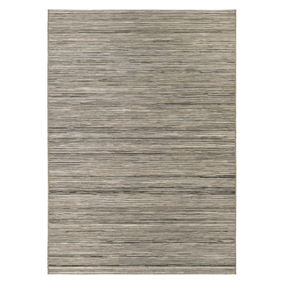 Couristan Cape Hinsdale Indoor / Outdoor Area Rug, Light Brown-Silver, 3'11" x 5'6"