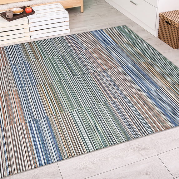 Couristan Cape Shoreham, Ivory-Multi Rug, Multiple Sizes