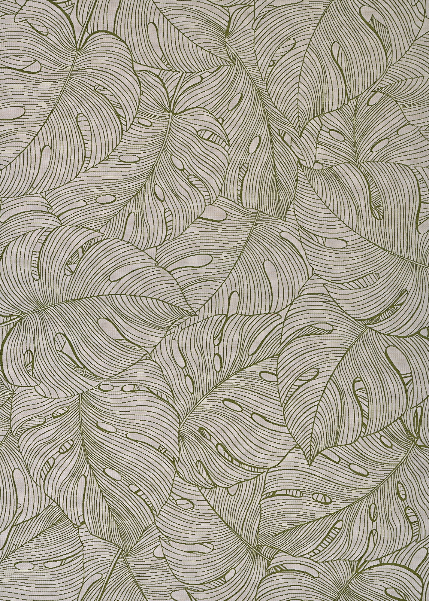 Couristan Castille Palma 5'3" x 7'6" Fern Indoor/Outdoor Rug