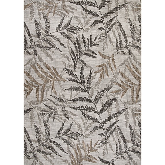 Couristan Charm Kimberly 2'2" x 7'6" Runner Naturals Outdoor Rug