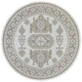 thumbnail image 1 of Couristan Charm Woodburn Ivory-Sand Indoor / Outdoor Area Rug, 7'10" Round, 1 of 4