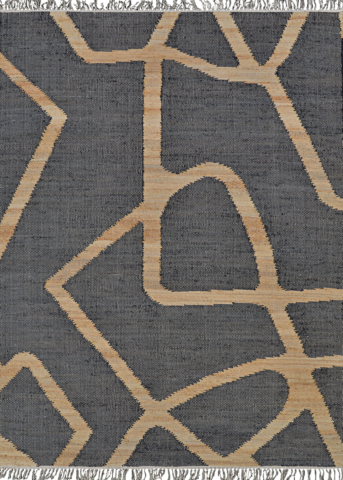 Couristan Cosmoros Hamar 8' x 10' Black Area Rug