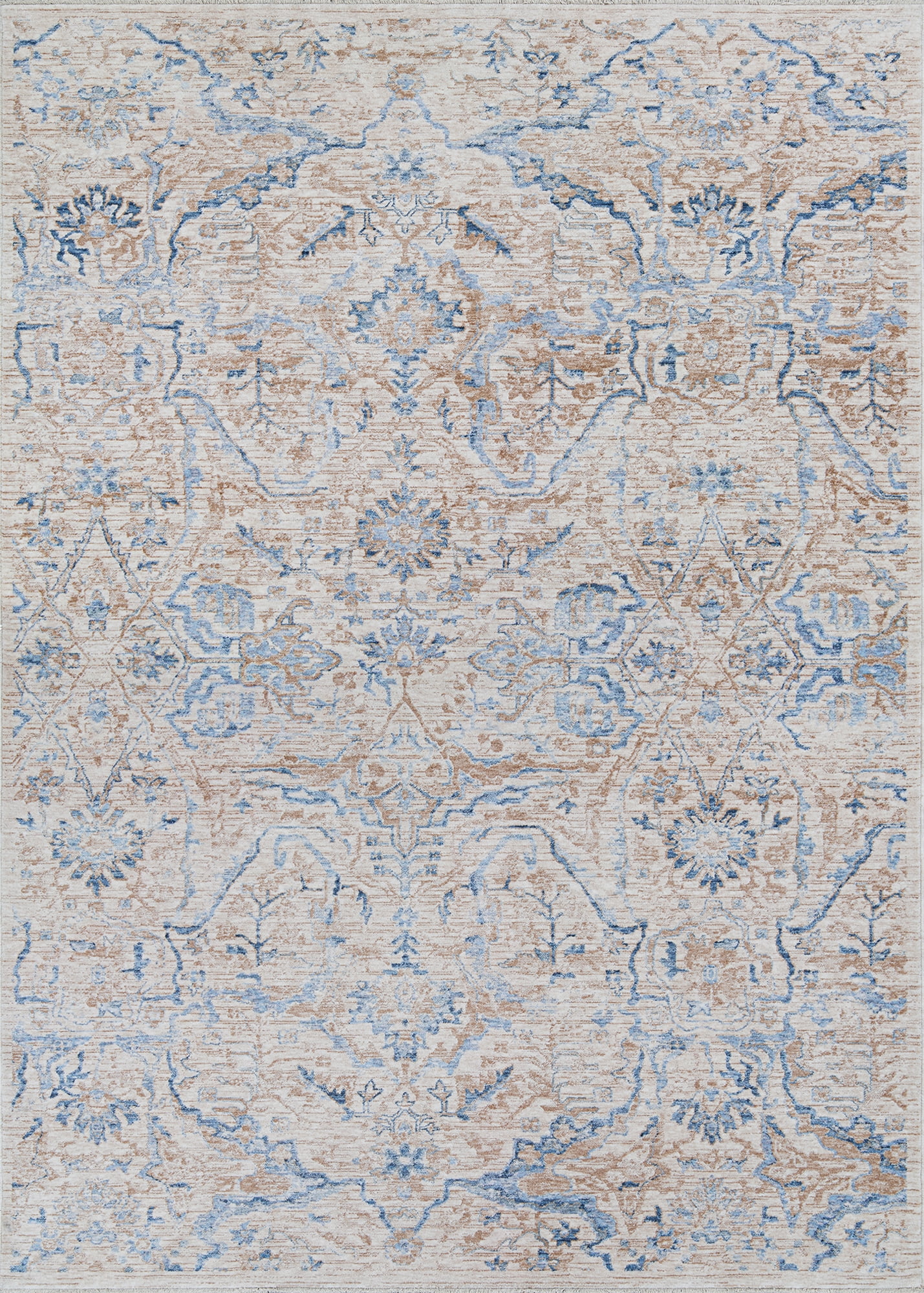 Couristan Couture Ballerine Area Rug, 3'9" x 5'5", Burnished Gold-Denim