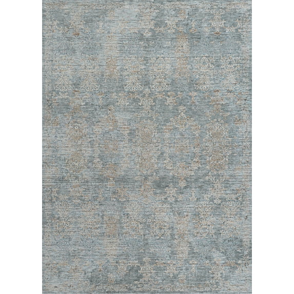 Couristan Couture Renaissance Area Rug, 7'10" x 10'9", Pewter-Mode Beige