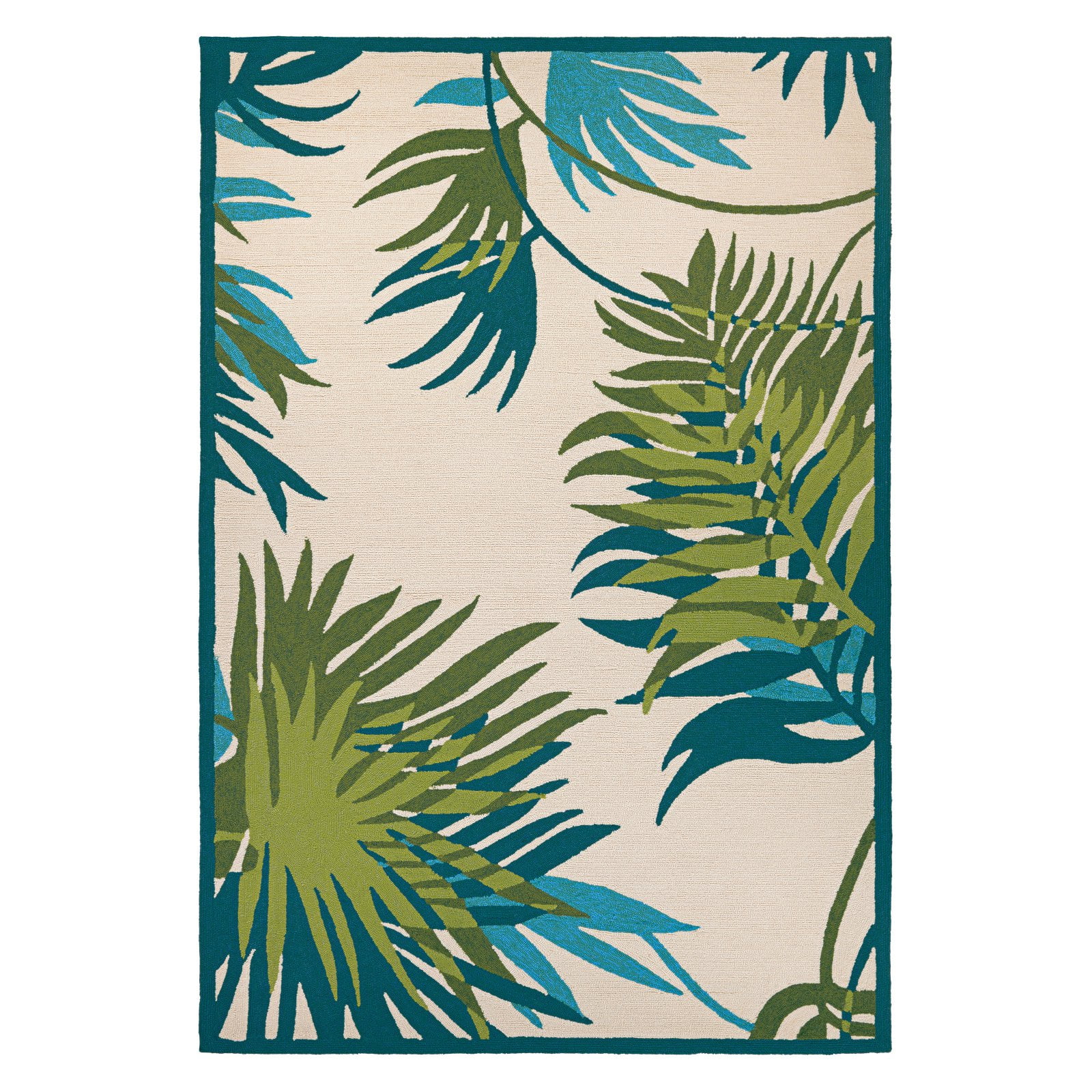 Couristan Covington Jungle Leaves Indoor/Outdoor Area Rug - Walmart.com