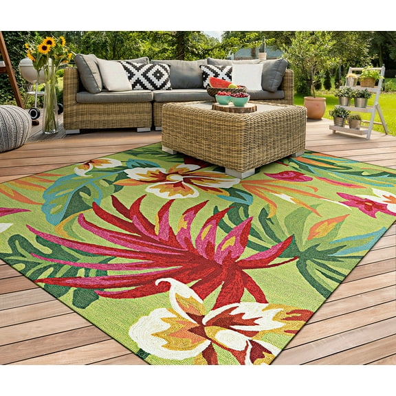 Couristan Covington Painted Fern Indoor/Outdoor Area Rug