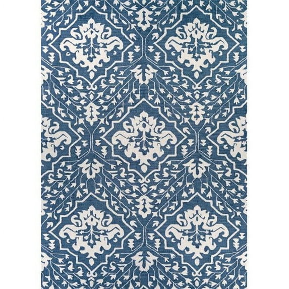 Couristan Crawford Contempo Garden Herring Blue Area Rug
