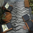 thumbnail image 1 of Couristan Dolce Bengal Indoor/Outdoor Area Rug, 4' x 5'10", Ivory, 1 of 7