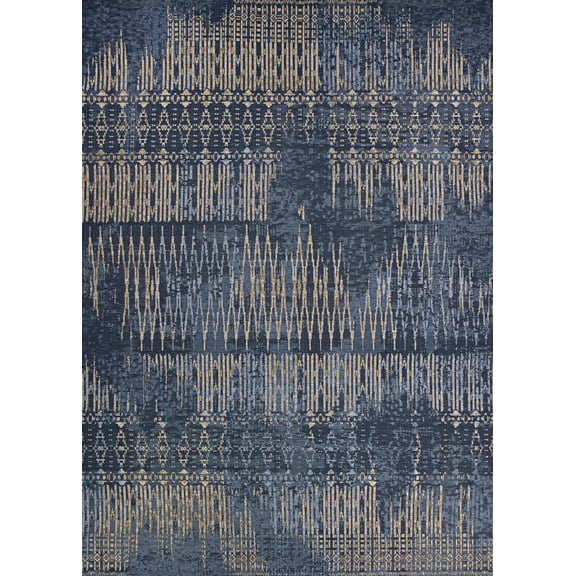 Couristan Dolce Blue Nile Indoor / Outdoor Area Rug, Indigo, 8'6" x 13'