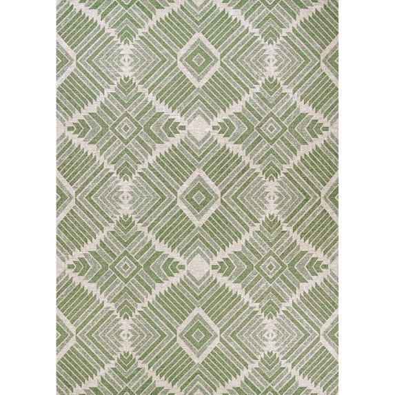 Couristan Dolce Botswana Indoor/Outdoor Area Rug, 8'1" x 11'2", Juniper