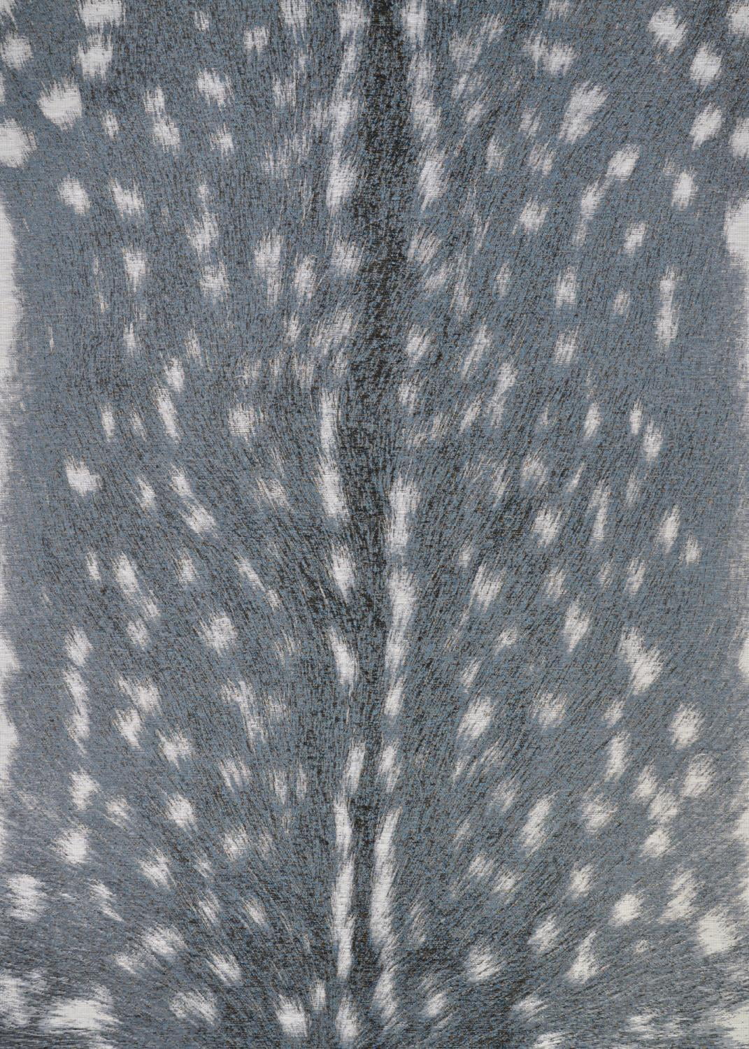 Couristan Dolce Hyena Indoor/Outdoor Area Rug, Denim-Silver, 2'3" x 3'11"