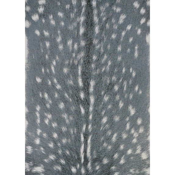 Couristan Dolce Hyena Indoor/Outdoor Area Rug, Denim-Silver, 2'3" x 7'10" Runner