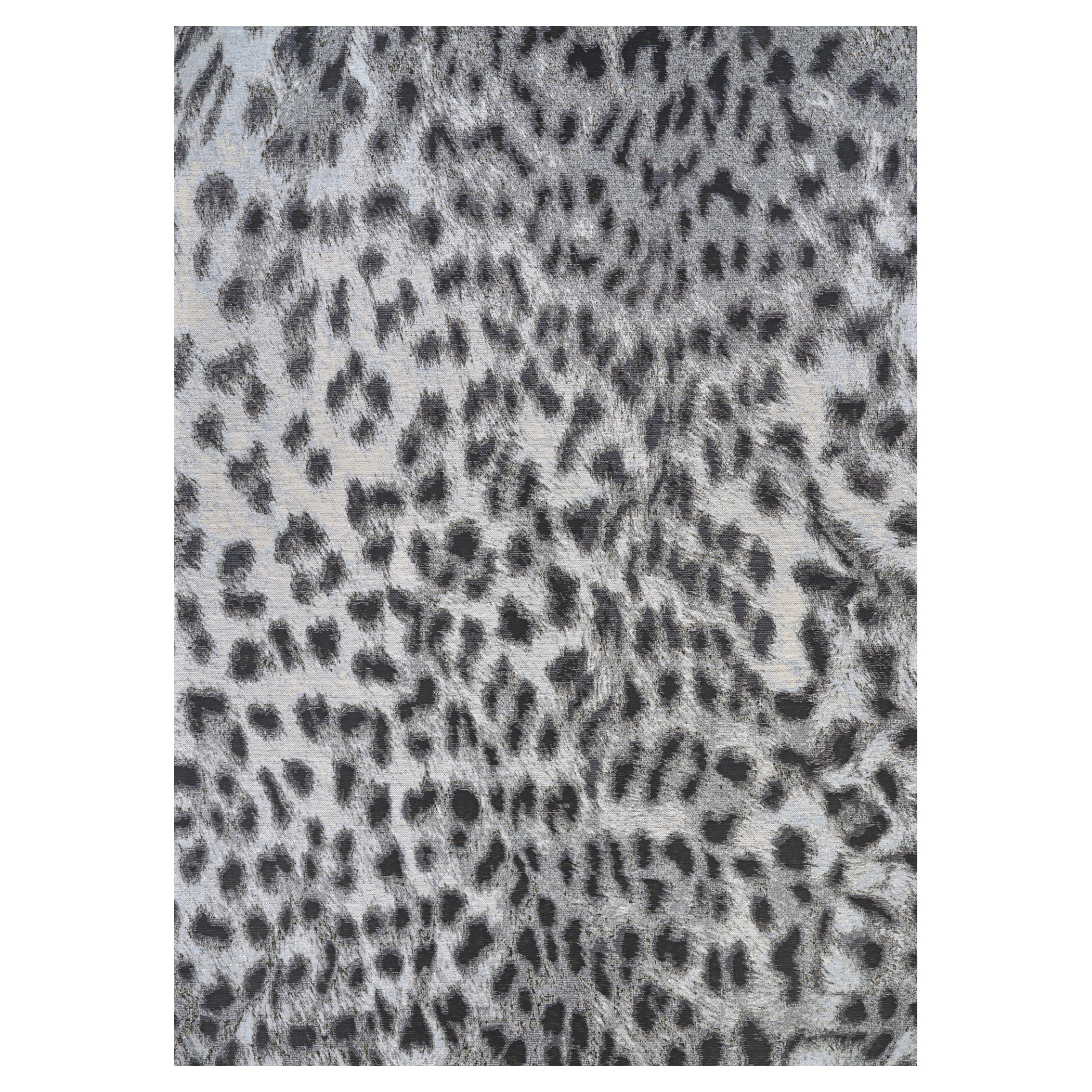 Couristan Dolce Lynx Indoor/Outdoor Area Rug, Ivory-Charcoal, 8'1" x 11'2"
