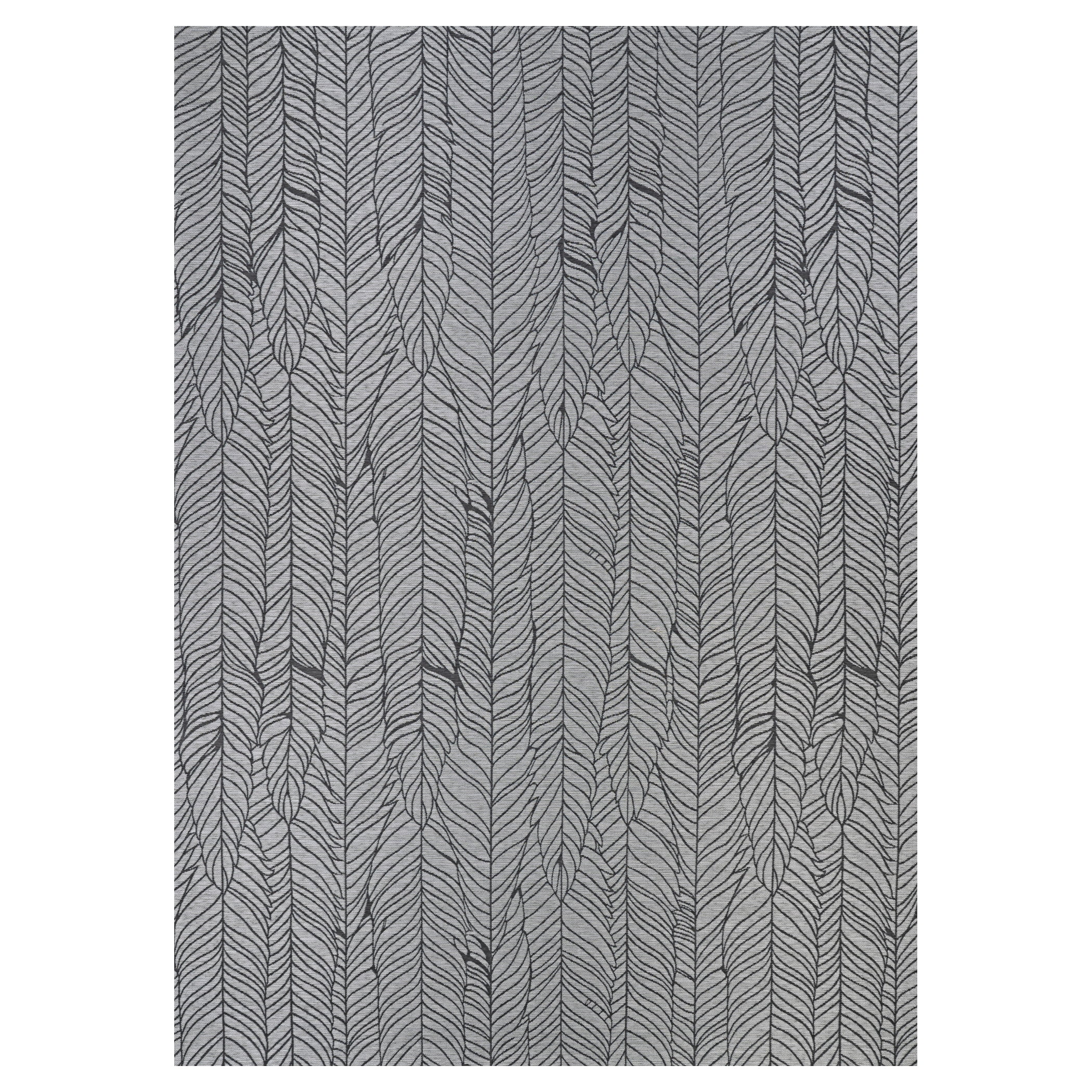 Couristan Dolce Majorelle Indoor/Outdoor Area Rug, Silver-Black, 2'3" x 7'10" Runner