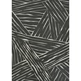 thumbnail image 1 of Couristan Dolce Parquet 2'3" x 3'11" Charcoal Indoor/Outdoor Rug, 1 of 7