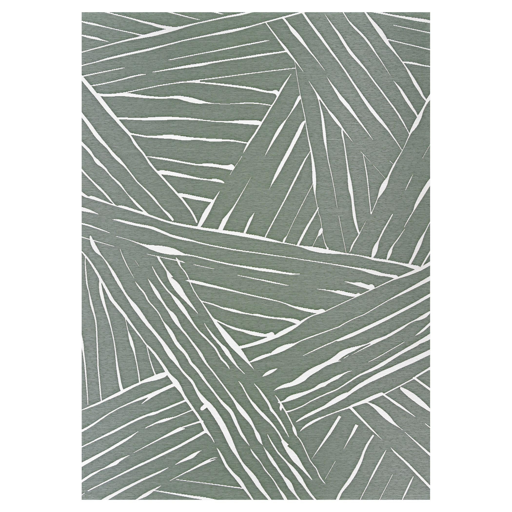 Couristan Dolce Parquet 2'3" x 3'11" Fern Indoor/Outdoor Rug