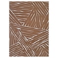 thumbnail image 1 of Couristan Dolce Parquet 5'3" x 7'6" Amber Outdoor Rug, 1 of 7