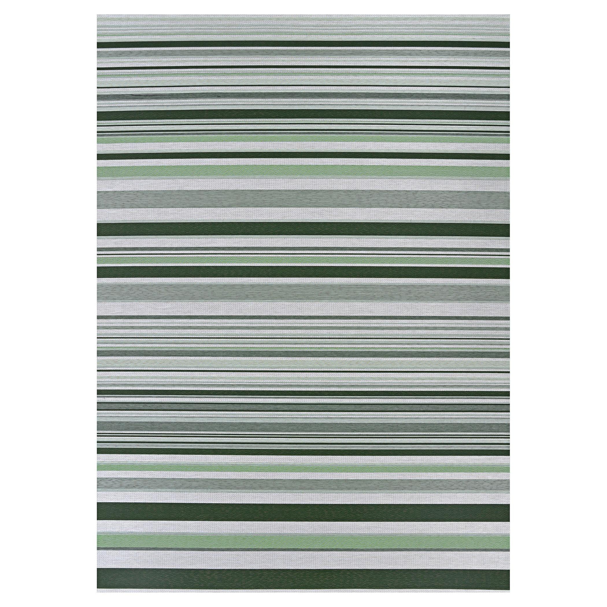 Couristan Dolce Striped 2'3" x 3'11" Grass Indoor/Outdoor Rug