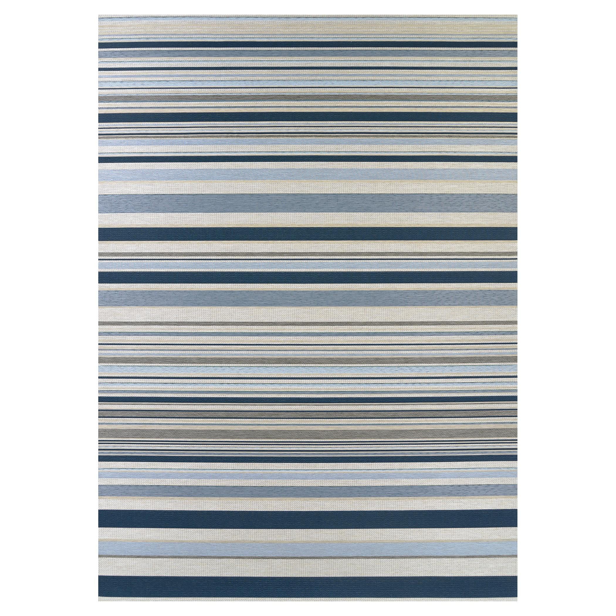 Couristan Dolce Striped 8'1" x 11'2" Nautical Outdoor Rug