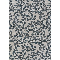 Couristan Dolce Summer Ivy 5'3" x 7'6" Ivory-Slate Blue Indoor/Outdoor Rug