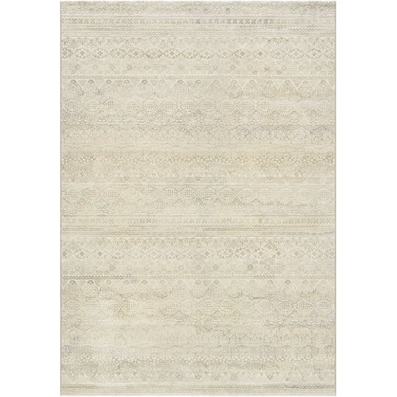 Couristan Easton Capella 3' 11" x 5' 3" Ivory-Light Grey Area Rug