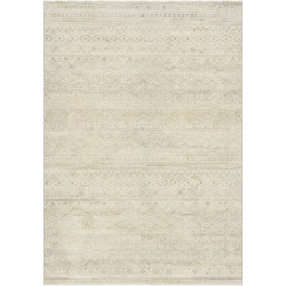 Couristan Easton Capella 3' 11" x 5' 3" Ivory-Light Grey Area Rug