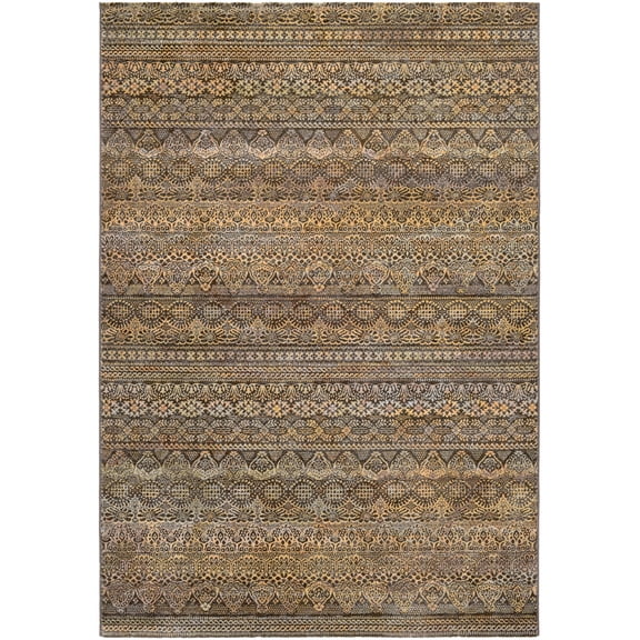 Couristan Capella Area Rug, Brown/Multi ,Rectangle, 3'11" x 5'3"